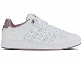 K-Swiss BASE COURT White/gray Violet/purple Dove | Women Lifestyle