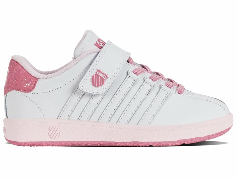 K-Swiss CLASSIC VN VLC White/aurora Pink/tender Touch | Kids Kids (4-8 Years)