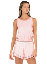 K-Swiss CROSS COURT ROMPER Sepia | Women Shorts & Pants