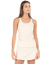 K-Swiss CROSS COURT TANK Cream | Women Tennis