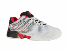 K-Swiss HYPERCOURT EXPRESS 2-2E Bright White/stretch Limo/high Risk Red | Men Tennis