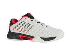 K-Swiss HYPERCOURT EXPRESS 2 Bright White/stretch Limo/high Risk Red | Kids Teens (8-16 Years)
