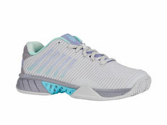 K-Swiss HYPERCOURT EXPRESS 2 Nimbus Cloud/lilac Gray/neon Purple | Women Tennis