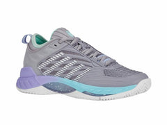 K-Swiss HYPERCOURT SUPREME 2 Lilac Gray/nimbus Cloud/neon Purple | Women Tennis