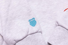 K-Swiss LEADERS X K-SWISS WARM UP HOODIE Heather Grey | Men Jackets & Hoodies