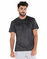 K-Swiss LUXE TECH CREW Heather Black | Men Tennis & Pickleball