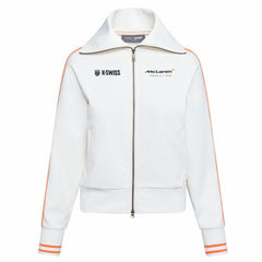 K-Swiss MCLAREN VINTAGE SOFT TRACK JACKET White | Women Jackets & Hoodies