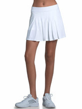 K-Swiss NEW AGE SKIRT-14" White | Women Tennis & Pickleball