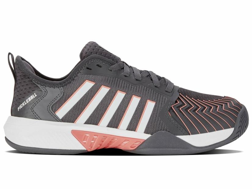 K-Swiss PICKLEBALL SUPREME Asphalt/white/peach Amber | Women Pickleball