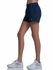 K-Swiss PIQUE SHORT-4" Peacoat | Women Tennis & Pickleball