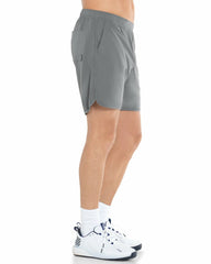 K-Swiss PLAYER SHORT-7" Dark Gray | Men Tennis & Pickleball