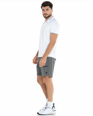 K-Swiss PLAYER SHORT-7" Dark Gray | Men Tennis & Pickleball