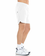 K-Swiss PLAYER SHORT-7" White | Men Tennis & Pickleball