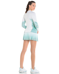 K-Swiss PLEATED L/S CREW LUCKY IN LOVE Nile | Women Tennis & Pickleball