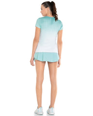 K-Swiss PLEATED S/S CREW Nile | Women T-Shirts & Tops