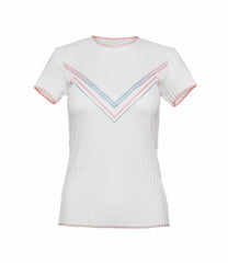 K-Swiss PLEATED S/S CREW White | Women Tennis & Pickleball