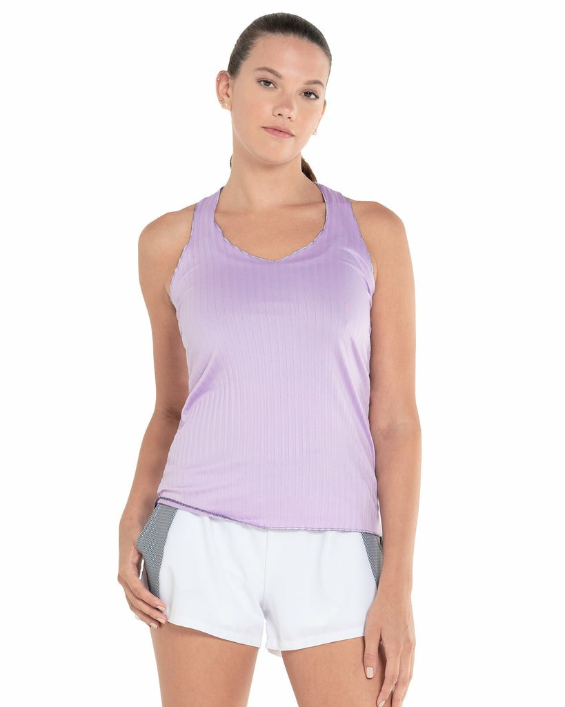 K-Swiss PLEATED V-NECK TANK LUCKY IN LOVE Bliss | Women T-Shirts & Tops