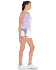 K-Swiss PLEATED V-NECK TANK LUCKY IN LOVE Bliss | Women Tennis