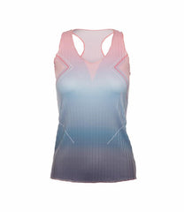 K-Swiss PLEATED V-NECK TANK Silverlake Blue | Women Tennis