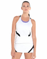 K-Swiss REFLEX TANK W/BRA White/black | Women T-Shirts & Tops