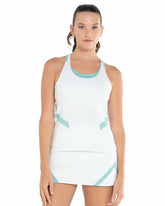 K-Swiss REFLEX TANK W/BRA White/nile | Women Tennis & Pickleball