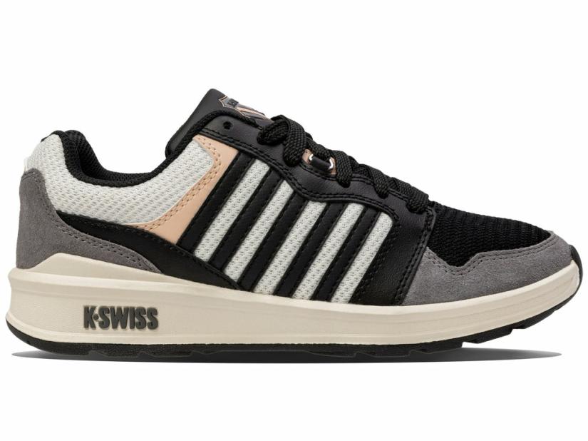 K-Swiss RIVAL TRAINER T Black/blanc De Blanc/smoked Pearl | Women Lifestyle