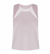 K-Swiss SCULPT PLEATED TANK Plum | Women T-Shirts & Tops