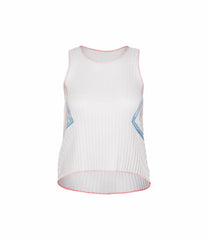 K-Swiss SCULPT PLEATED TANK White | Women Tennis & Pickleball