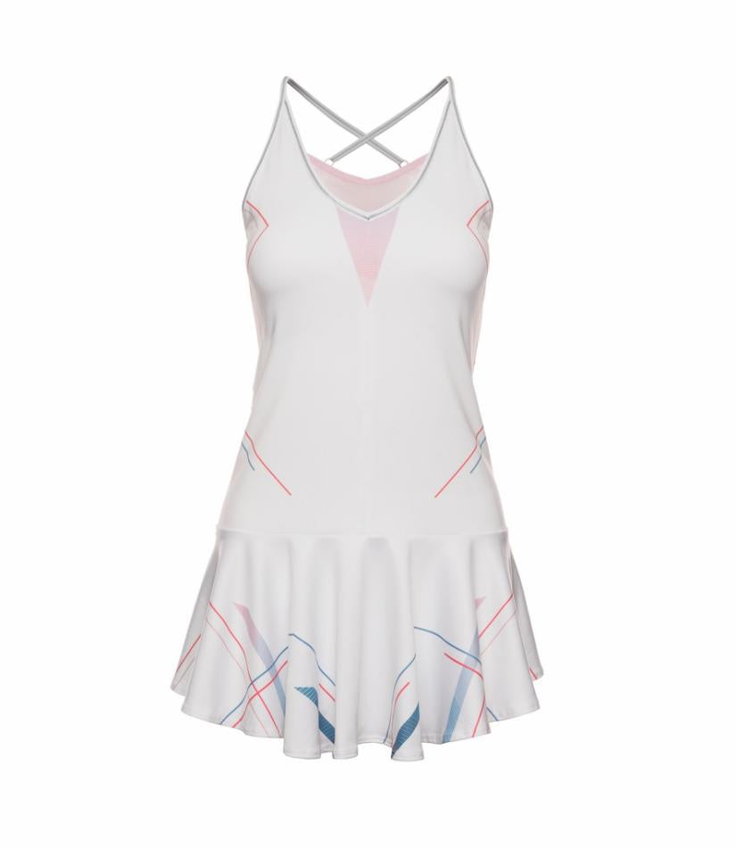 K-Swiss SCULPT STRAPPY DRESS White | Women Skirts & Dresses