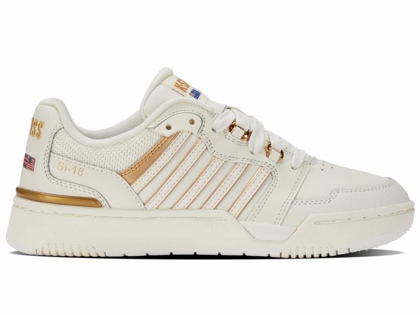 K-Swiss SI-18 RIVAL Snow White/gold | Women Lifestyle