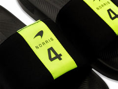 K-Swiss SLIDE SANDAL LN X MCLAREN Black/safety Yellow | Men Lifestyle