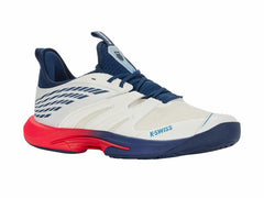K-Swiss SPEEDTRAC Blanc De Blanc/ Blue Opal /lollipop | Men Tennis