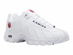 K-Swiss ST329 CMF White/navy/red | Men Wide Shoes