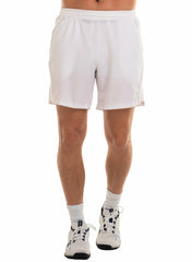K-Swiss SUPERCHARGE SHORT- 7" White | Men Tennis
