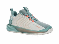 K-Swiss ULTRASHOT 3 Blanc De Blanc/nile Blue/desert Flower | Women Tennis