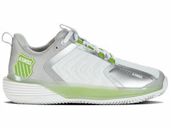 K-Swiss ULTRASHOT 3 HB White/gray Violet/lime Green | Women Tennis