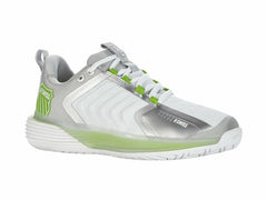 K-Swiss ULTRASHOT 3 White/gray Violet/lime Green | Women Tennis