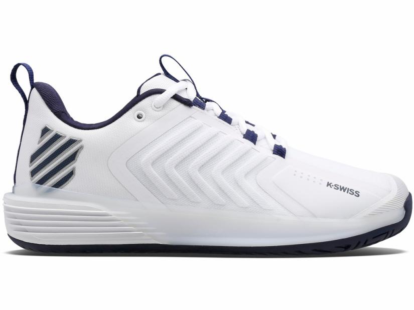 K-Swiss ULTRASHOT 3 White/peacoat/silver | Men Tennis