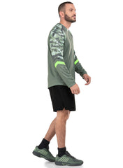 K-Swiss URBAN CAMO L/S Coal | Men Tennis & Pickleball