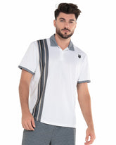 K-Swiss VERTICAL POLO S/S White | Men Tennis