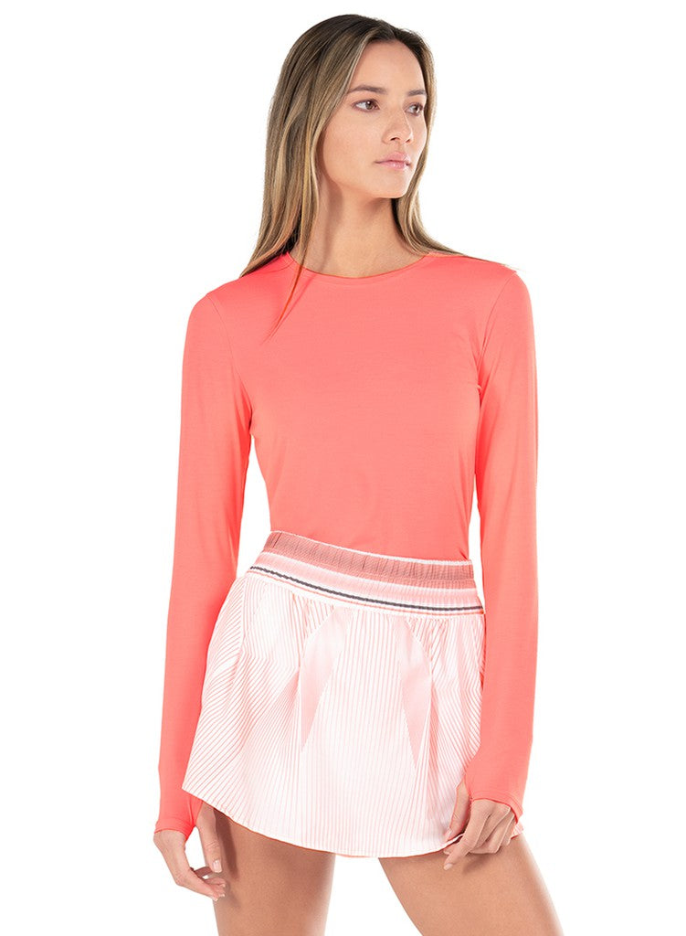 K-Swiss VOLLEY L/S Flamingo | Women T-Shirts & Tops