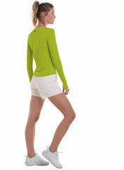 K-Swiss VOLLEY L/S Green Apple | Women T-Shirts & Tops