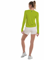 K-Swiss VOLLEY L/S Green Apple | Women T-Shirts & Tops