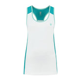 K-Swiss WOMENS HYPERCOURT SPEED TANK White / Algiers Blue | Women T-Shirts & Tops