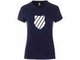 K-Swiss WOMENS LOGO TEE Navy | Women T-Shirts & Tops
