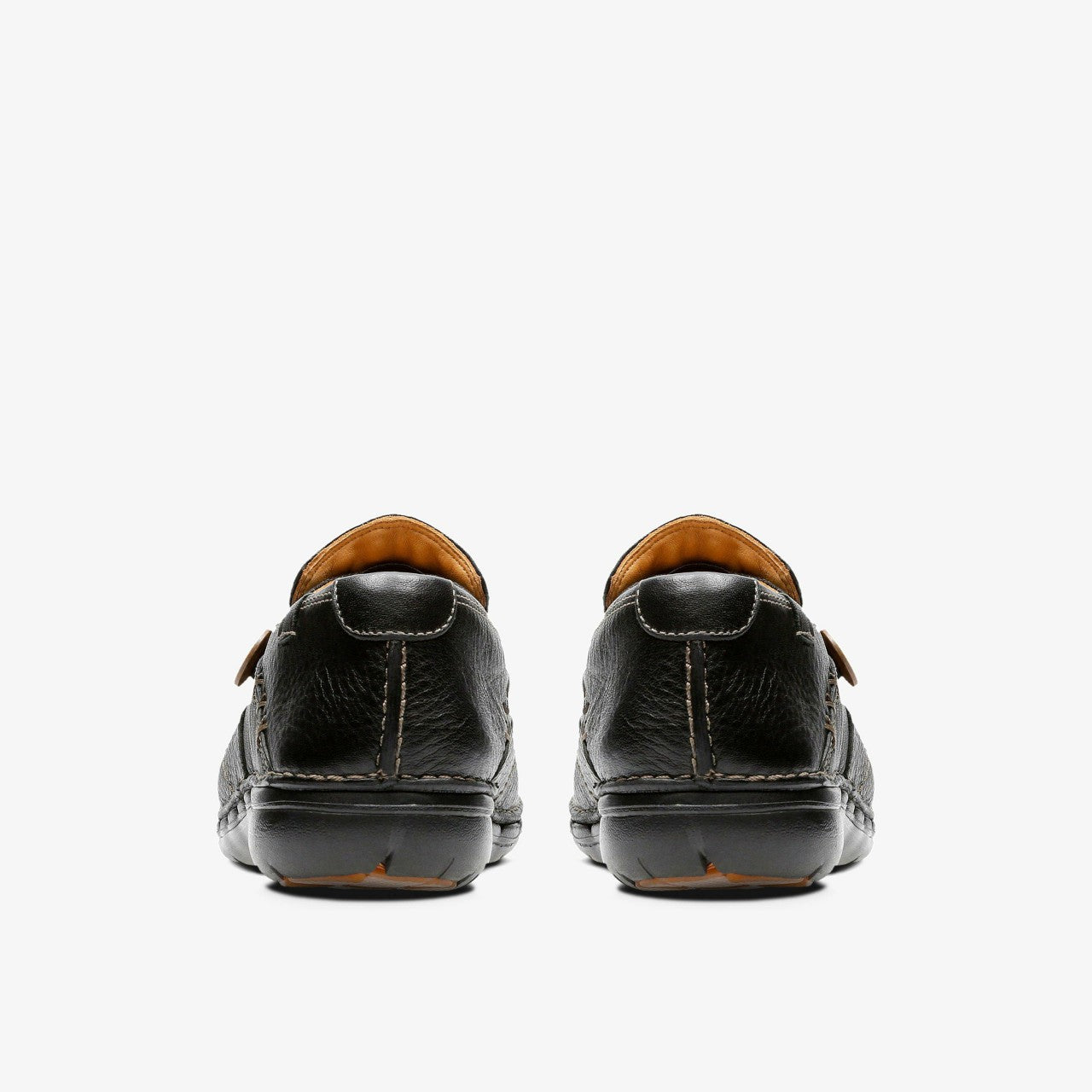 Un Loop Black Leather | Clarks For Sale