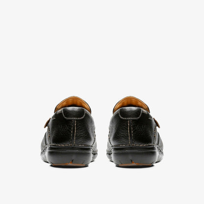 Un Loop Black Leather | Clarks For Sale
