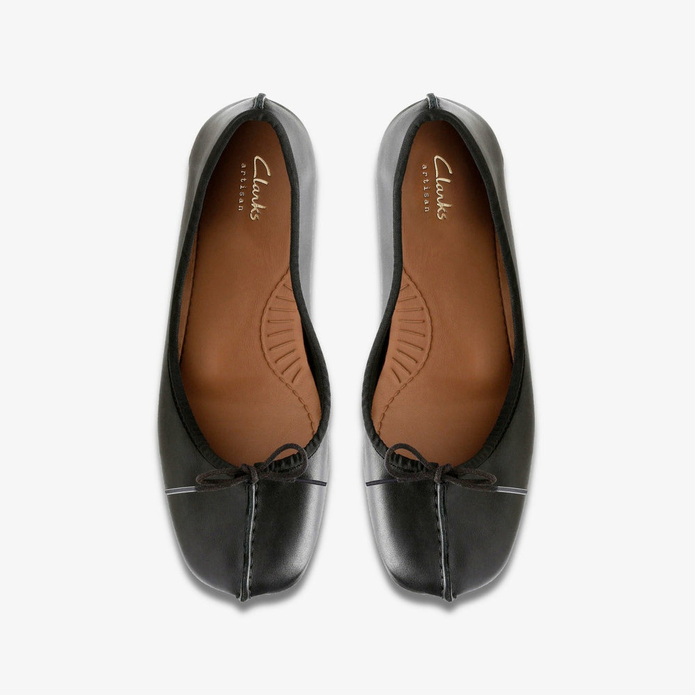 Freckle Ice Black Leather | Clarks US