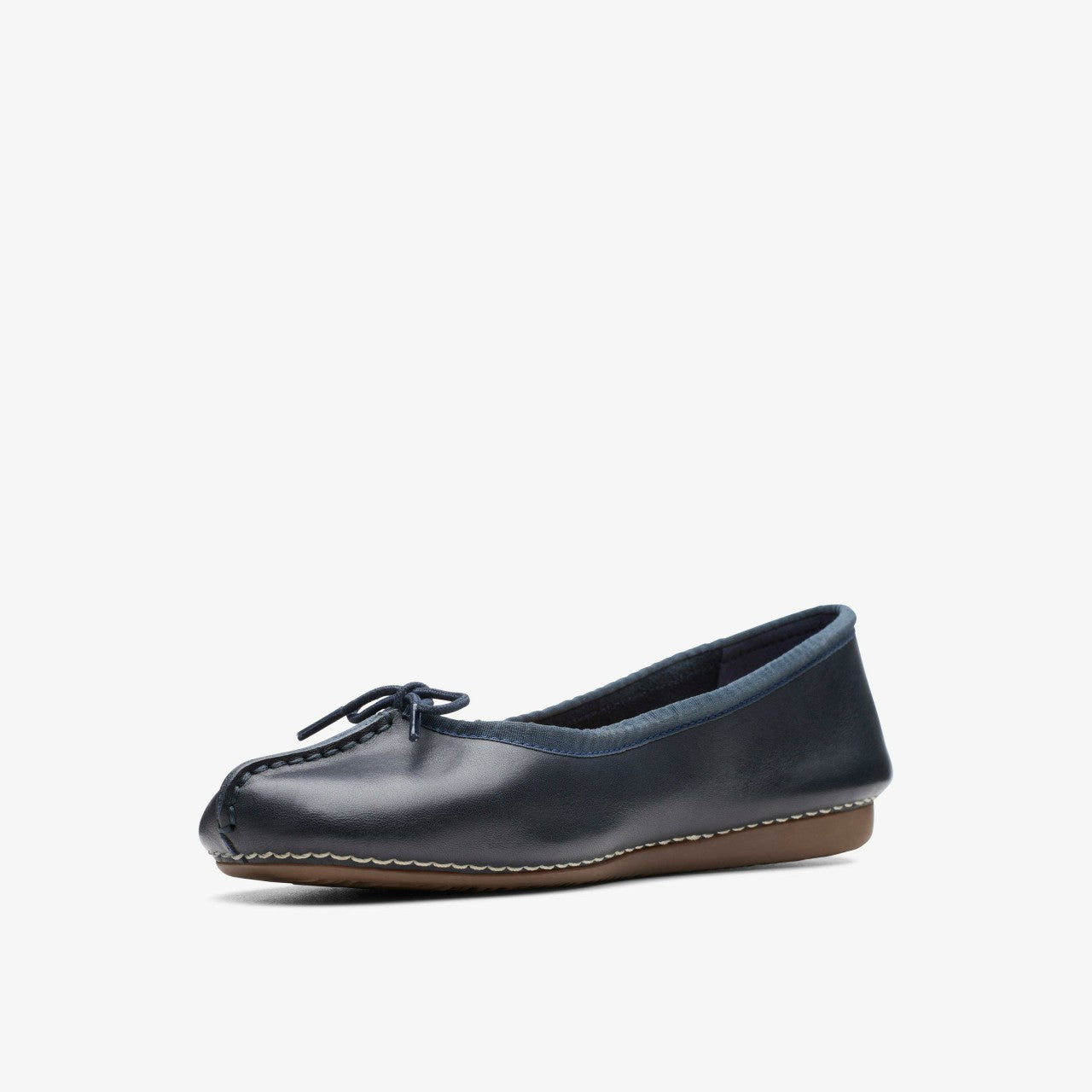 Freckle Ice Navy Leather | Clarks For Sale
