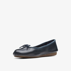 Freckle Ice Navy Leather | Clarks For Sale